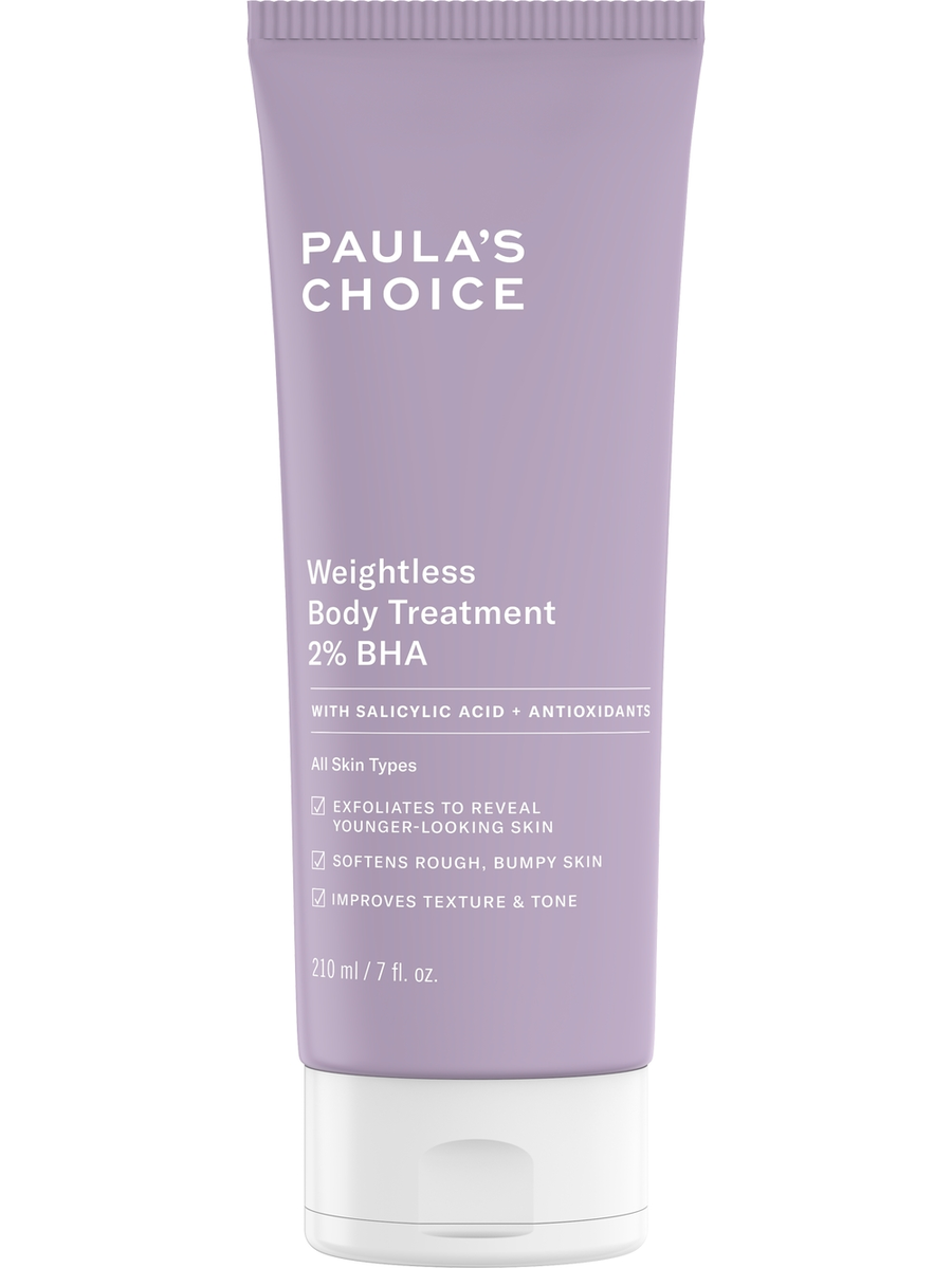 vægtløs bodylotion med 2 bha