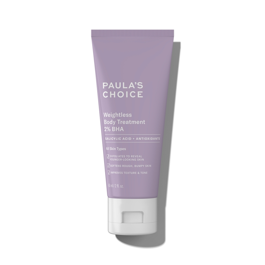 vægtløs bodylotion med 2 bha