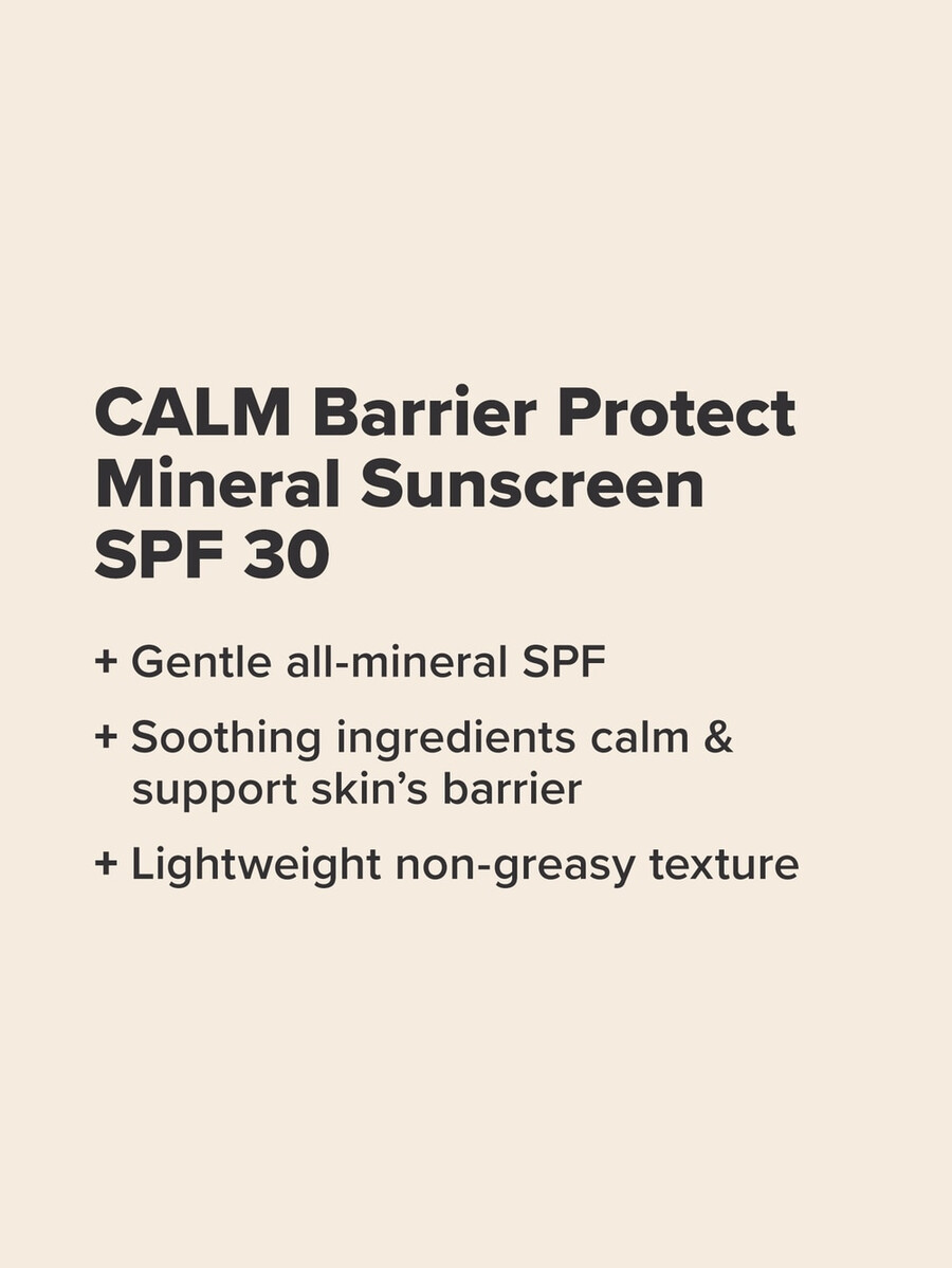 calm barrier protect mineral solcreme spf 30